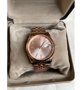 Rose Gold Renk Premium Erkek Kol Saati