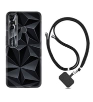 Tecno Spark 6 6 Go 8C 8 Pro 7 7 Pro Kılıf Boyun Askılı Silikon Prizmalar 1782