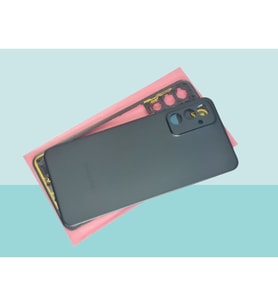 Samsung Galaxy M23 Uyumlu FULL KASA Arka Kapak Batarya Kapağı - SİYAH