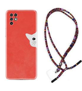 INFINIX Note 11 Pro Note 10 Hot 9 Play Kılıf Boyun Asklı Rasta Silikon Kedoş 1735