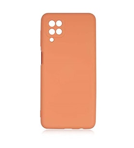 Coverzone Samsung Galaxy A12 ?le Uyumlu K?l?f Z-Mara Lansman Vieri Tam Koruma Arka Kapak Kamera Koruma �?k?nt?l? P�r�zs�z Y�zey Turuncu