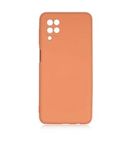 Coverzone Samsung Galaxy A12 ?le Uyumlu K?l?f Z-Mara Lansman Vieri Tam Koruma Arka Kapak Kamera Koruma �?k?nt?l? P�r�zs�z Y�zey Turuncu