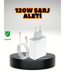 120 Watt Ultra Hızlı Şarj Seti Realme 7 8 9 Pro Uyumlu