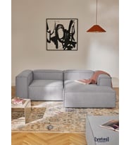Most Mollis Plus Sağ Köşe 2 Modül Köşe 32 Gri Keten Kumaş Yumuşak Sünger(EVİNİZE TESLİM) (Tatlı Gri)