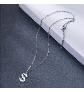 Gökdeniz 925 Dolar Model 925 Ayar Gümüş Unisex Kolye