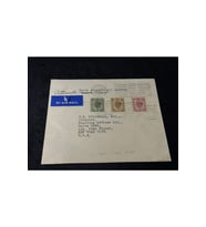 1939 UÇAK POSTASI AİRMAİL İlk Atlantik Uçuşu SCOTT 241, 242, 243 Pullu