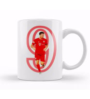Robert Lewandowski 9 Kupa Bardak Porselen