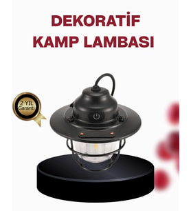 Su Geçirmez Taşınabilir Çadır Gece Lambası