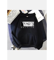 Zoro Face White Kapşonlu Sweatshirt