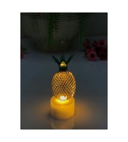 MOBGİFT  Mini Ananas Gece Lambası (Gold)