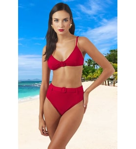 Tasarım Bikini Takımı Yaz Koleksiyonu Şık Detaylı Hızlı Kuruyan UV Korumalı Klora Dayanıklı