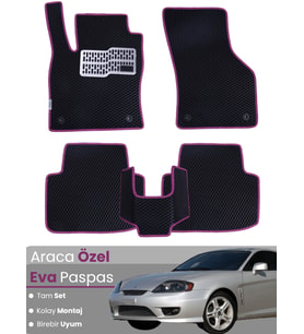 HYUNDAİ COUPE (2001-2009) Uyumlu EVA Paspas Tam Set–Araca Özel,Kolay Montaj,Su Geçirmez