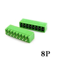 Geçmeli Klemens 8 Pin 3.81mm Erkek 180 Derece