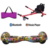 Citymate Elektrikli Kaykay Hoverboard Akıllı Denge 6.5 Inch + HoverKart + Çanta EXTREM PAKET D22
