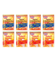 Dr.Oetker Kabartma Tozu 15 li ve Vanilya 15 li x 8 li Ekonomik Paket
