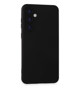Galaxy S24 Kılıf Nano içi Kadife Silikon - Siyah