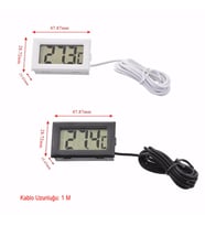 Termometre Mini Dijital Isı Ölçer -50C +110C Buzd. Akv. Oda