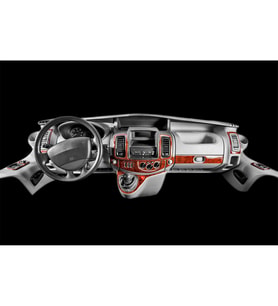 Meriç® Opel Vivaro Ön Torpido Kaplama Maun 19 Parça 2015-› (Maun)