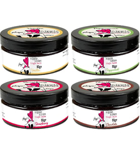 Nipple Nibblers Erotictingle Çilek+Çikolata+Vanilla+Nane Aromalı Memeucu Hareketlendirici Balsam 50şer ml 4lü Göğüskremi Seti