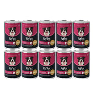 Reflex Plus Kuzu ve Tatlı Patates Et Parçacıklı Soslu Köpek Konservesi 400 Gr*10