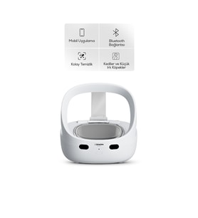 Xenon Smart Akıllı Mama KabıRFID Mobil Kontrol Kablosuz 400ml Kase 3 Modlu Kedi Köpek Uyumlu(X8607) (A.Siyah)