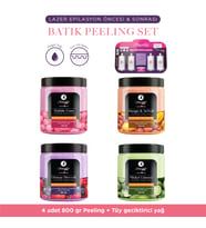 Lazer Peeling Epilasyon Peeling Batık & Çilek Bacak Onarıcı 4 X 800g + 4lü Karınca Yumurtası Yağ