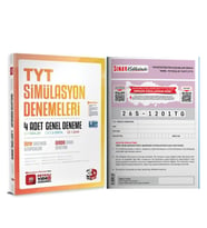 3D TYT 4 lü Simülasyon ve Sınav Deneme Seti 2 Kitap