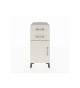 Kronos Komodin Tek Raflı 2 Çekmeceli Tek Kapaklı 44x59x96 Aytaşı-Aytaşı