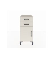 Kronos Komodin Tek Raflı 2 Çekmeceli Tek Kapaklı 44x59x96 Aytaşı-Aytaşı