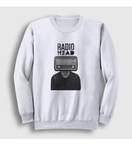 Presmono Unisex Beyaz Radio Radiohead Sweatshirt 104341tt