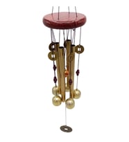 Feng Shui Metal Rüzgar Çanı Şans Parası Oval S05 (Karışık)