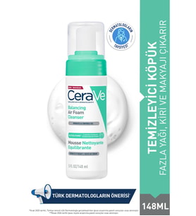 CeraVe Normal, Karma Ve Hassas Ciltler Için Köpük Temizleyici 148ml