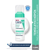 CeraVe Normal, Karma Ve Hassas Ciltler Için Köpük Temizleyici 148ml