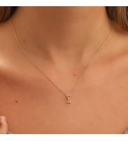 Kum Saati 925K Gümüş Kolye
