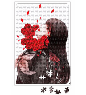 Girl Rose Puzzle 240 Parça Yapboz