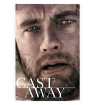 Cast Away Tablo Ahşap Poster Dekoratif