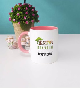 Orman Mühendisi Kupa Bardak Pembe