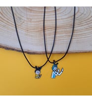 Rick Bff Best Friends 2li Suni Deri İpli Kolye PYTKKT00110