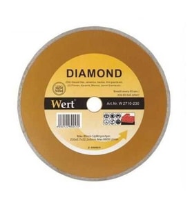 WERT 2710-125 Seramik-Fayans Elmas Testere (125mm) (Sarı)