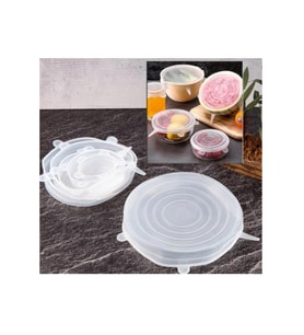 TOHANA SİLİKON KAPAK 6'LI 7499 (Beyaz)