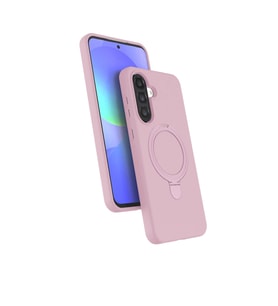 Samsung Galaxy A36 Regal Magsafe Standlı Kapak - Açık Pembe