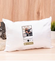 Kişiye Özel Spotify Tasarım Fotoğraflı Dikdörtgen Yastık
