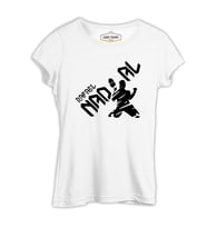 Tenis - Nadal Win Beyaz Kadın Tshirt