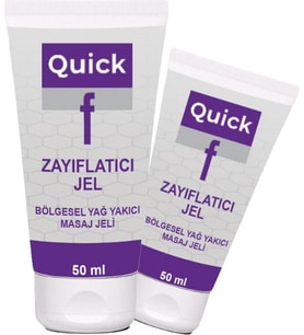 Quickf Gel 50 ml 2 Adet Hafifliğin Anahtarı