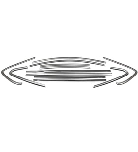 Opel Astra J HB Krom Cam Çerçevesi 2009-2016