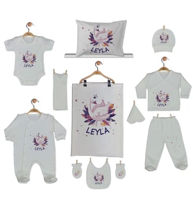 Pia Baby Gl 2201 11 Parça İsme Özel Hastane Çıkışı