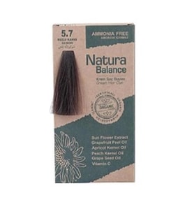 Natura Balance Organik Krem Saç Boyası 60 ml - 5.7 Buzlu Kahve