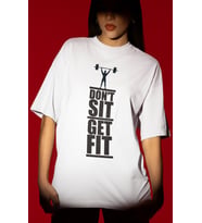 Tasarım Fitness Bodybuilding Sporcu Gym Baskılı Unisex Oversize Tişört