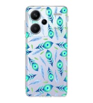 PrintiFy Xiaomi Redmi Note 13 Pro 4G ile Uyumlu Nazar Boncuğu 3  Kamera Korumalı Şeffaf  Kılıf
