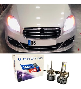 Fiat Linea Led Xenon Uzun Far Ampulü H1 Mono Yeni Seri Beyaz
